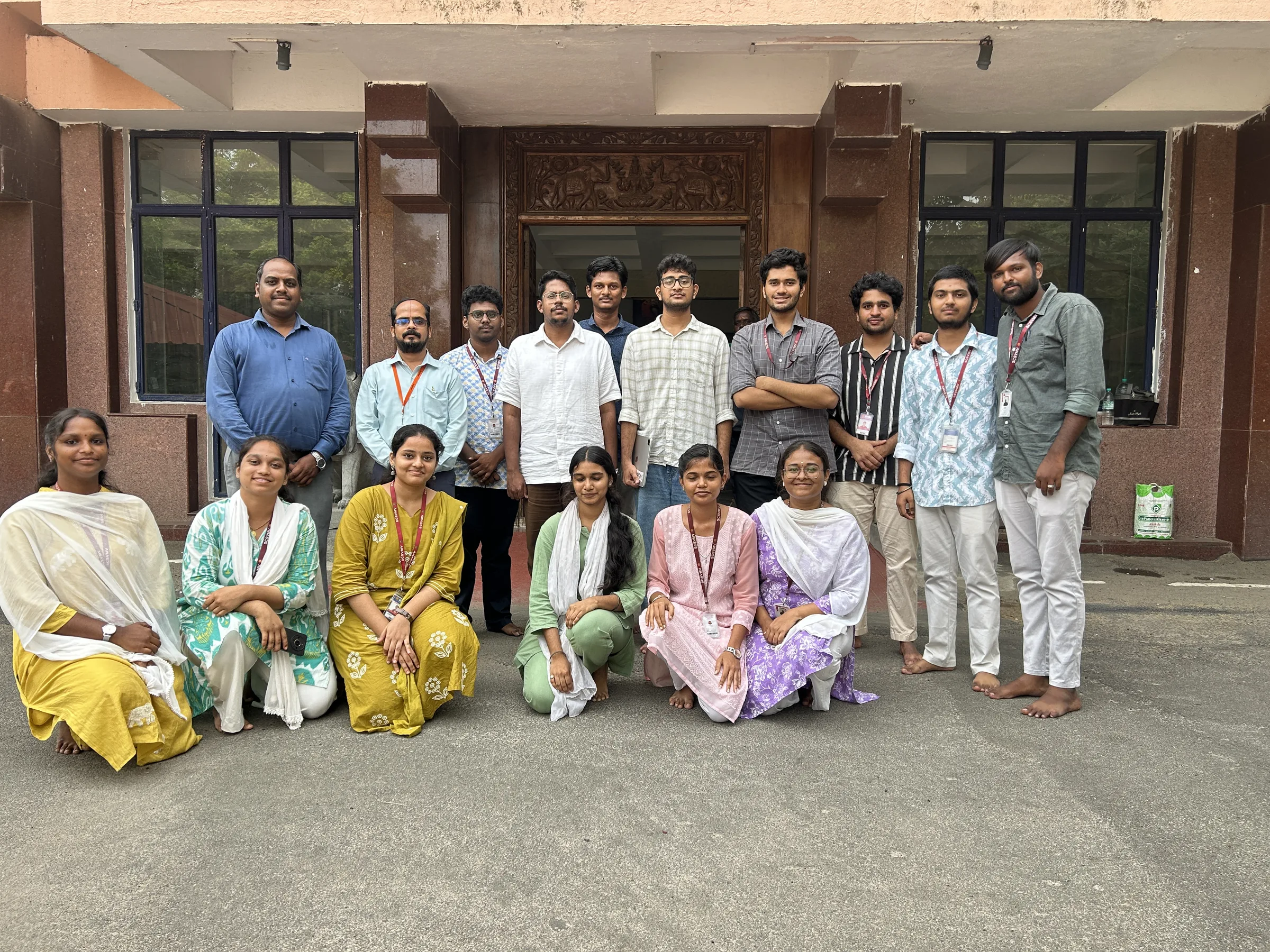 APEX organisers and university staff in a group photograph